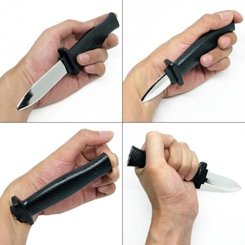 18cm Plastic Retractable Dagger Joke Prank Props Scary Knife Party Slide Halloween Supplies Trick Toy Decoration Dagg M3T5