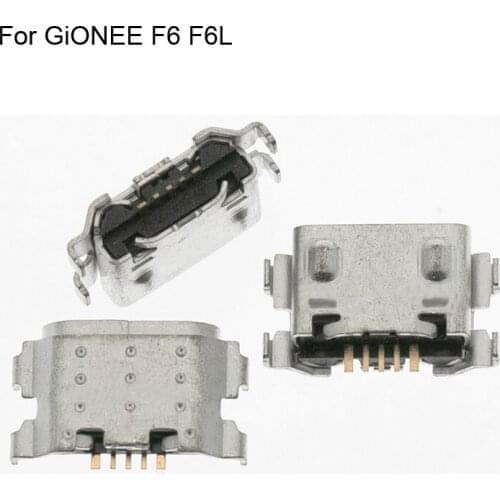 2PCS For GiONEE F6 F6L USB socket Charging Port For GiONEE F 6 F 6L Dock Connector Micro USB Charging Port High Quality