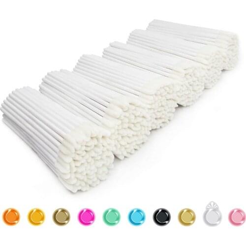 500 Pcs Disposable Lip Brush Eyelash Makeups Brushes Lash Extension Mascara Applicator Lipstick Wands Set Cosmetic Makeup Tools