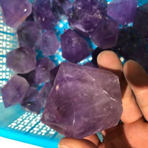 80g The top!!!Gram rare unique amethyst skeleton quartz crystal dot