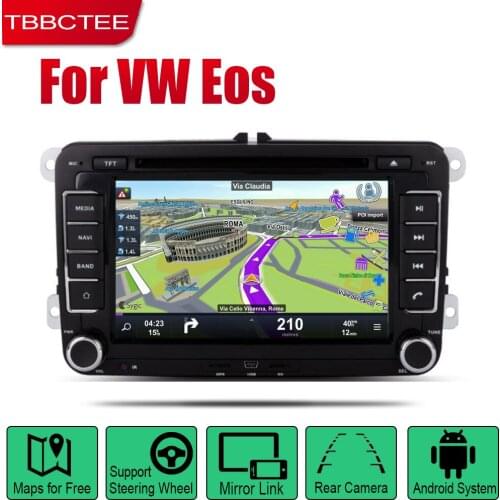 TBBCTEE Auto DVD Player GPS Navigation For Volkwasgen VW Eos 2006~2015 Car Android Multimedia System Screen Radio Stereo