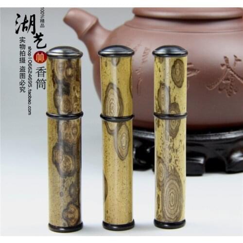 Spot bamboo merlot bamboo incense cylinder toothpicks extinguishers small tube merlot bamboo Mosaic ebony mottled bamboo