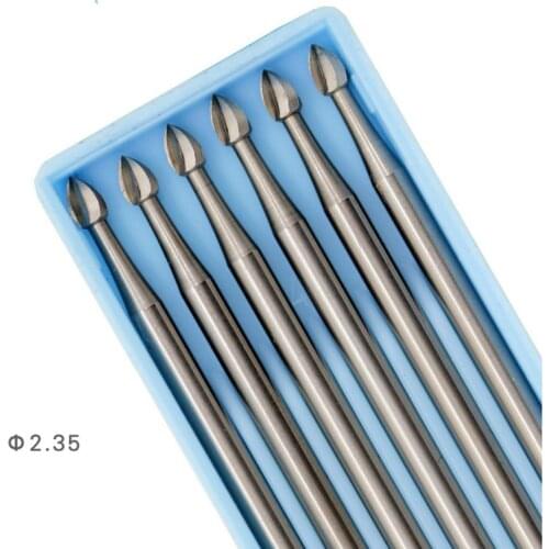 FREE SHIPPING 6PCS/SET Rotary Tools Carving Burs For Jewelry Setting Tools stone seting bud bur jewelry tools
