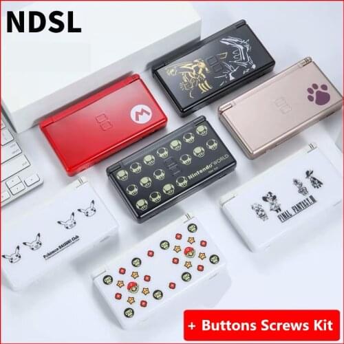 Limited Edition Full Housing Case Replacement Shell For Nintendo DS Lite DSL NDSL NDS Lite with Buttons Screws Kit