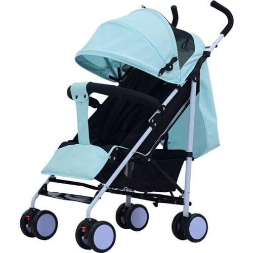 Baby Stroller High Landscape Children Pram Fashion Carriage Baby Bassinet Puchair Newborn Cart Two Way Trolly for Car