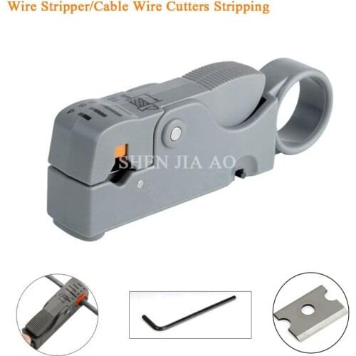 Coaxial Cable Wire Stripping Pliers Automatic Wire Stripper machine RG58 59 6 Electric Wire Stripper Cable Wire Stripper 10pcs