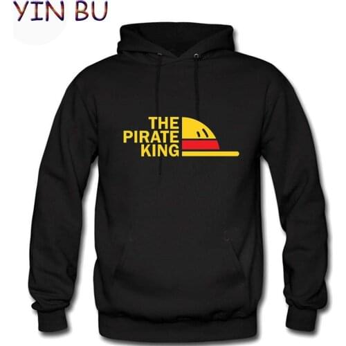 Fashion Men Hoodies One Piece The Pirate King Luffy Japanese Anime Long Sleeve Sweatshirt Streetwear Pullover Christmas Hoodie