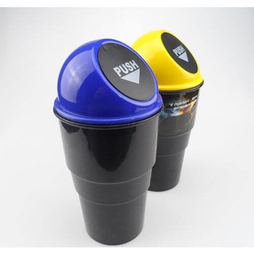 Pressing Type Car Trash Can for Skoda Octavia Fabia Rapid Superb Yeti Roomster