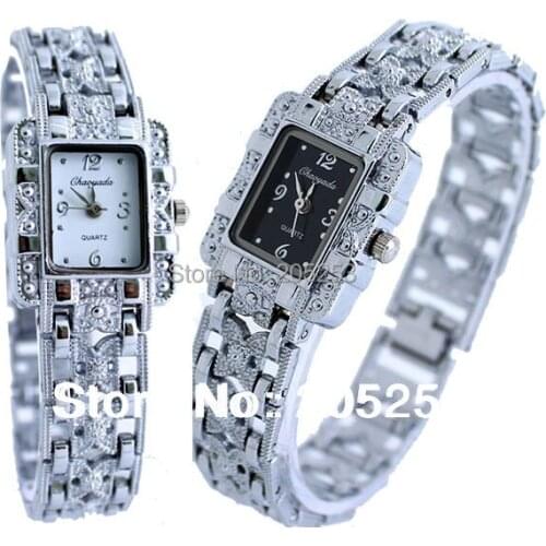 Mixed Color Bulk 10pcs/Lot White Black Dial Popular Lady Women Watch Analog Fashion Casual Dress Wristwatch o36M10