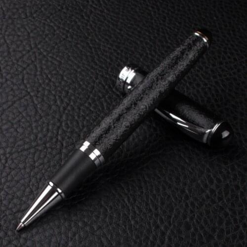 JINHAO X750 ROUGH SURFACE BLACK AND SILVER ROLLER BALL PEN JINHAO 750