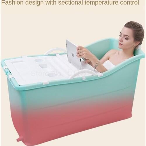 Folding Bathtub, Adult Bathtub, Whole Body, Childrens Household Bathtub, Bathtub, Plastic Thickening Bathtub, Adult Bathtub