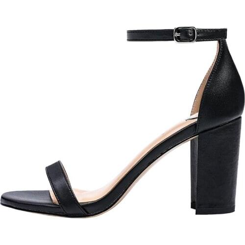 Black heels pumps women shoes high heels sandals women ladies shoes and sandals women summer 2021 chunky sandals zapatos mujer