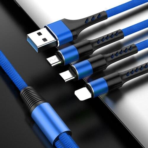 Multi universal usb charging cable for xiaomi6 7 8 9 micro type c quick charge cord for samsung note20 m31 s20 huawei p10 p30