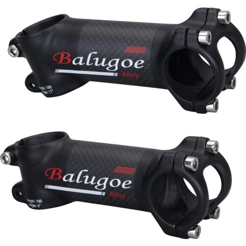 BALUGOE EC90 New aluminum + carbon fiber riser rod Stem carbon fiber Bicycle Stem carbon handle 28.6-31.8MM 6degree 17 degree