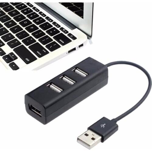 High Speed 4 Ports USB 2.0 Hub USB Port USB HUB Portable Hub USB Splitter for Apple Macbook Air Laptop PC Tablet #280849