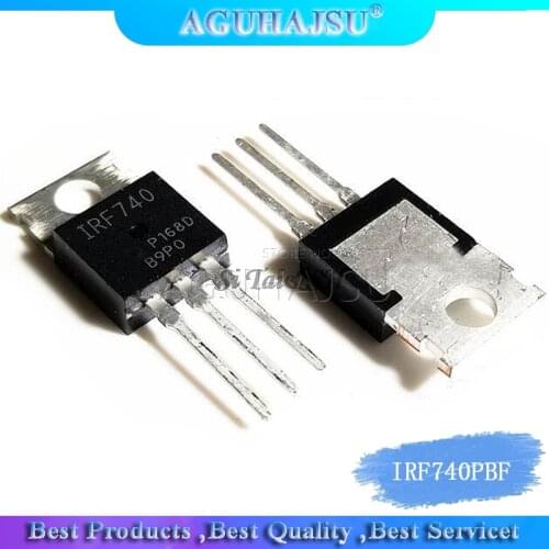10pcs/lot IRF740 IRF740PBF MOSFET N-Chan 400V 10 Amp TO-220 new original