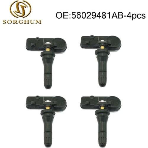 4pcs Tire Pressure Sensor for Jeep for Dodge Ram 1500 Compass Wrangler Grand Cherokee 56029481AB