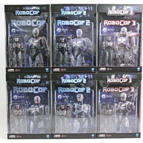 Hiya Toys RoboCop with Jetpack Battle Damaged 1/18 Scale PVC Action Figure Collectible Model Toys