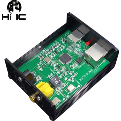 HIFI AUDIO Supply Voltage Asynchronous USB XMOS U8 DAC USB To Coaxial Optical Fiber Digital Interface MuRata Audio Transformer