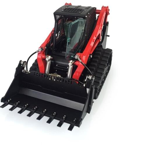Toys LESU Model 1/14 RC Loader Hydraulic Aoue-LT5 Metal Tracked Skid-Steer W/ Lights THZH1189-SMT2