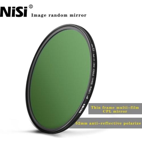 Nisi 40.5/49/52/55/58/62/67/72/77/82mm 95mm MC CPL Circular C-POL Polarizer Lens Filter