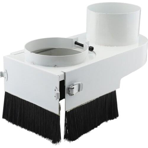 100mm Dust Collector Dust Cover Brush for CNC Spindle Motor Milling Machine Router Woodworking Tools 28GF
