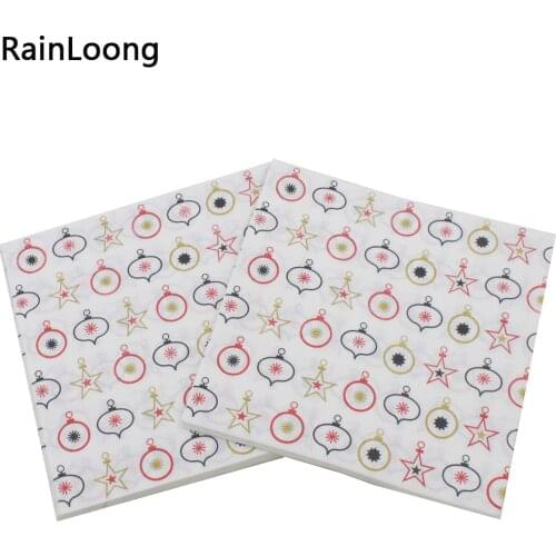 [RainLoong] Punk Print Paper Napkins For Halloween Decorations Napkin Servilleta 33*33cm 1 pack (20pcs/pack)