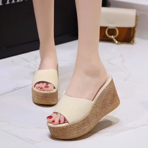 Fashion New Summer Womens Sandals Peep-Toe Shoes Woman High-Heeled Platfroms Casual Wedges For Women High Heels Shoes