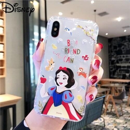 DISNEY 2021 Minnie Silicone Case for IPhone 11 Pro Xs Max iPhone SE 2020 6 6S 7 8 Plus Official Liquid Silicon 360 Full Cover