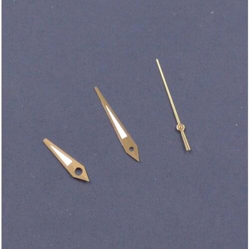 Watch parts Fit Japan NH35 NH36 Movement Luminous Watch Hands Golden edge P38