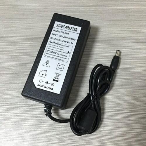 12.6V 5A power charger,12.6V charger for CCTV battery pack,5A charger for 12V lithium battery 12V battery charger