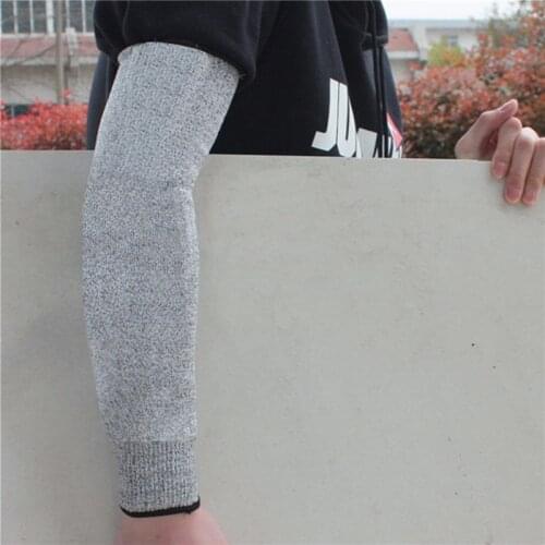 1PC New Safety Arm Sleeve Anti Cut Puncture Proof Guard Bracers Gradening Protector Work Arm Cover Protective Safety Glove