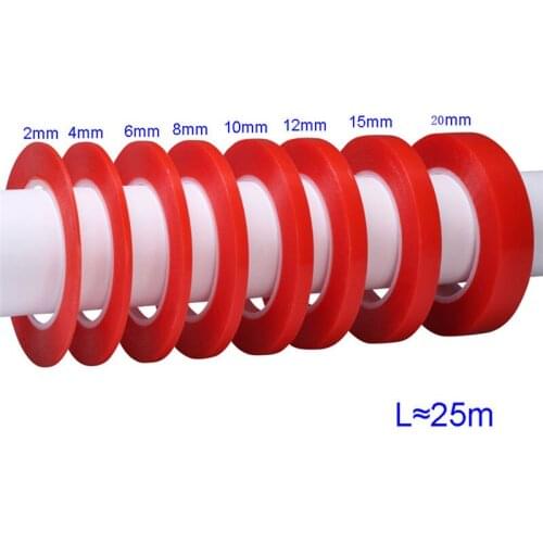 1 Roll 25M Double Sided Adhesive Tape Heat Resistant High Adhesion Transparent Acrylic Tape For Phone LCD Screen Repair Sticker