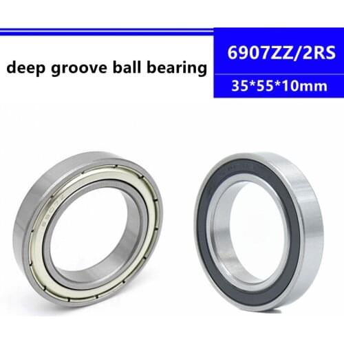 10pcs 6907ZZ 6907-2RS 35x55x10 deep groove ball bearing 6907-2Z 6907RS 35*55*10 mm