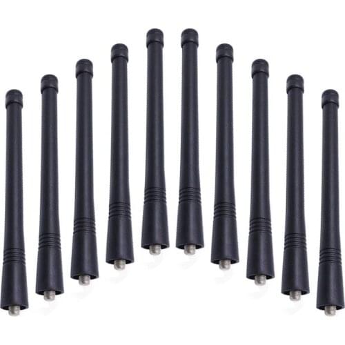 10pcs VHF 136-174Mhz Moto Style Antenna for MOTOROLA GP328 GP338 GP68 GP88 GP88S GP300 CP200 EP350 EP450 HT1250 Walkie Talkie