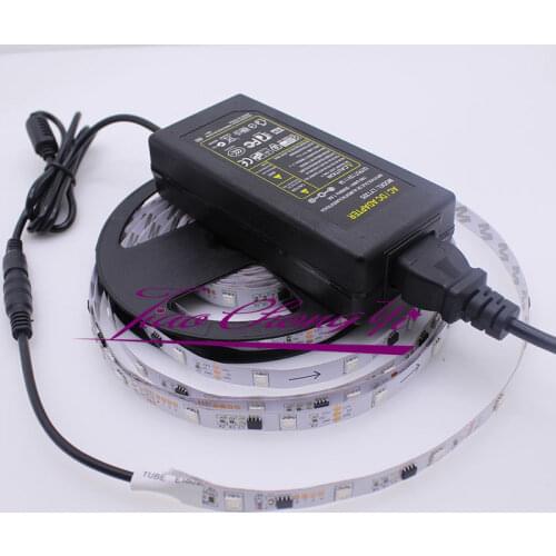5M WS2811 5050 Horse Race RGB Full color 150LED strip + 5A 12V US power supply