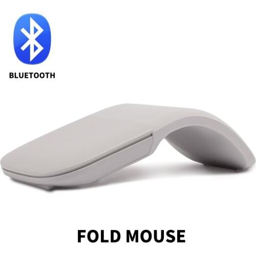 Bluetooth 4.0 Folding Wireless Mouse Arc Touch Roller Computer Silent Mouse Ergonomic Slim Laser Mini Mice For Microsoft Surface