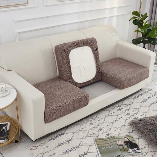 Printed sofa cushion cover Elastic sofa seat cover Jacquard Thick cloth sofa seat cover for Living Room