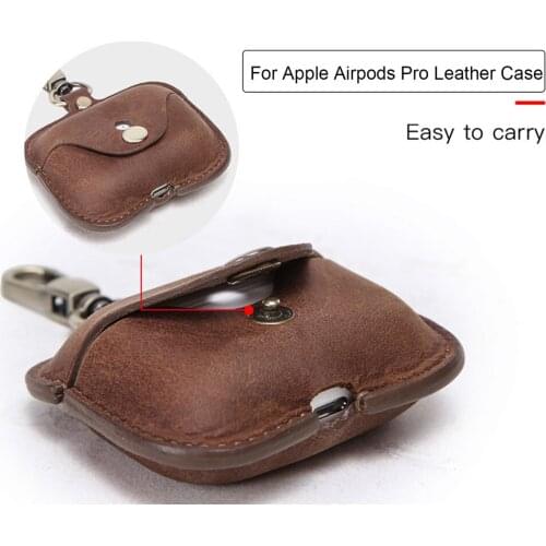 Leather Case Cover For AirPods Pro 3 Funda Wireless Bluetooth Headphones Protective Cases For Apple Air Pods Pro Coque Capa