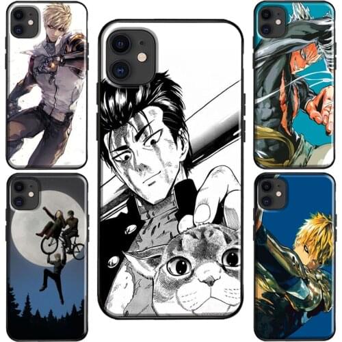 One Punch Man Anime Case For iPhone 11 Pro Max XS X XR 6S 7 8 Plus SE 2020 For iPhone 12 Pro Max mini Coque