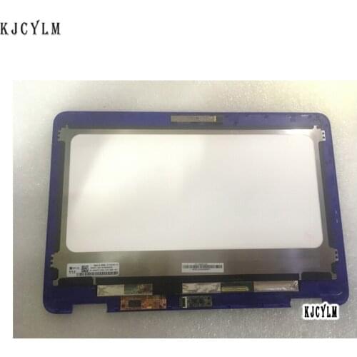 For DELL 11-3168 assembly NT116WHM-A11 Lcd Displays Touch Screen with blue frame 1366*768