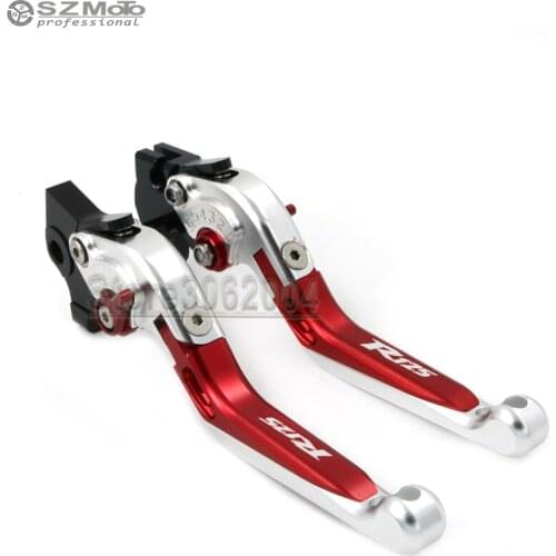 For YAMAHA YZFR125 YZF R125 YZF-R125 17-18 Front Rear Brake Lever Aluminum Motorcycle Adjustabale Folding Extendable With Logo