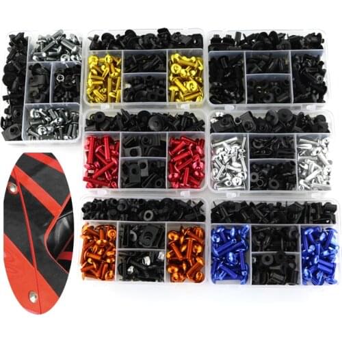 Motorcycle Complete Fairing Bolts Kit Fit For Yamaha Tmax 500 Tmax 530 XJR1300 XT1200Z FJR1300 FZR1000 TDM 900 FJ-09 MT-01 MT-25