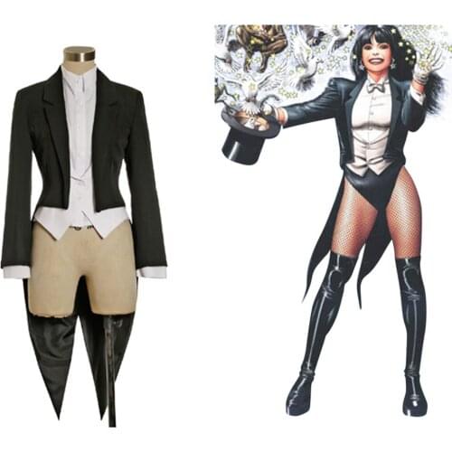Cosplaydiy Custom Made Magician Cosplay Costume Jacket Adult Magician Tuxedo Suit L320
