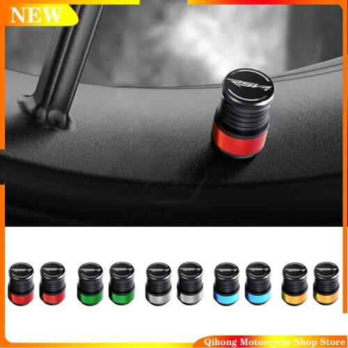 Motorcycle Accessorie Wheel Tire Valve Stem Caps CNC Airtight Covers For Aprilia RSV4 RR RF