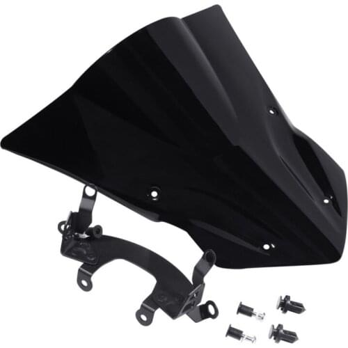 Motorcycle Front Windshields Windscreen W/ Bracket For Kawasaki Z-900 Z 900 Z900 2017-2018 Accessories