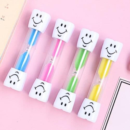 Smiling Face Hourglass Sand Clock for Cooking Brushing Teeth Sands Timer Sandglass Children Kids Gift Desktop Ornaments