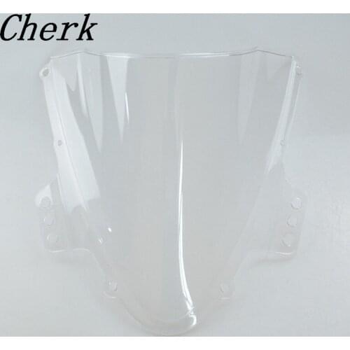 Clear Motorcycle ABS Windshield WindScreen Fairing Double Bubble For Suzuki GSXR1000 K5 2005-2006