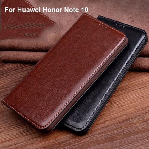 Luxury Genuine Leather case For Huawei honor Note 10 Note10 flip phone shell case cover case back cover leather shell capas