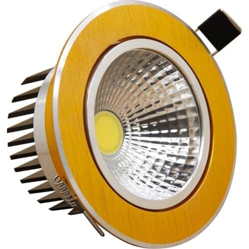 1pcs Led Recessed Downlight Cob Ceiling Spot Light 5w 7w 85-265v Ceiling Recessed Lights Indoor Lighting